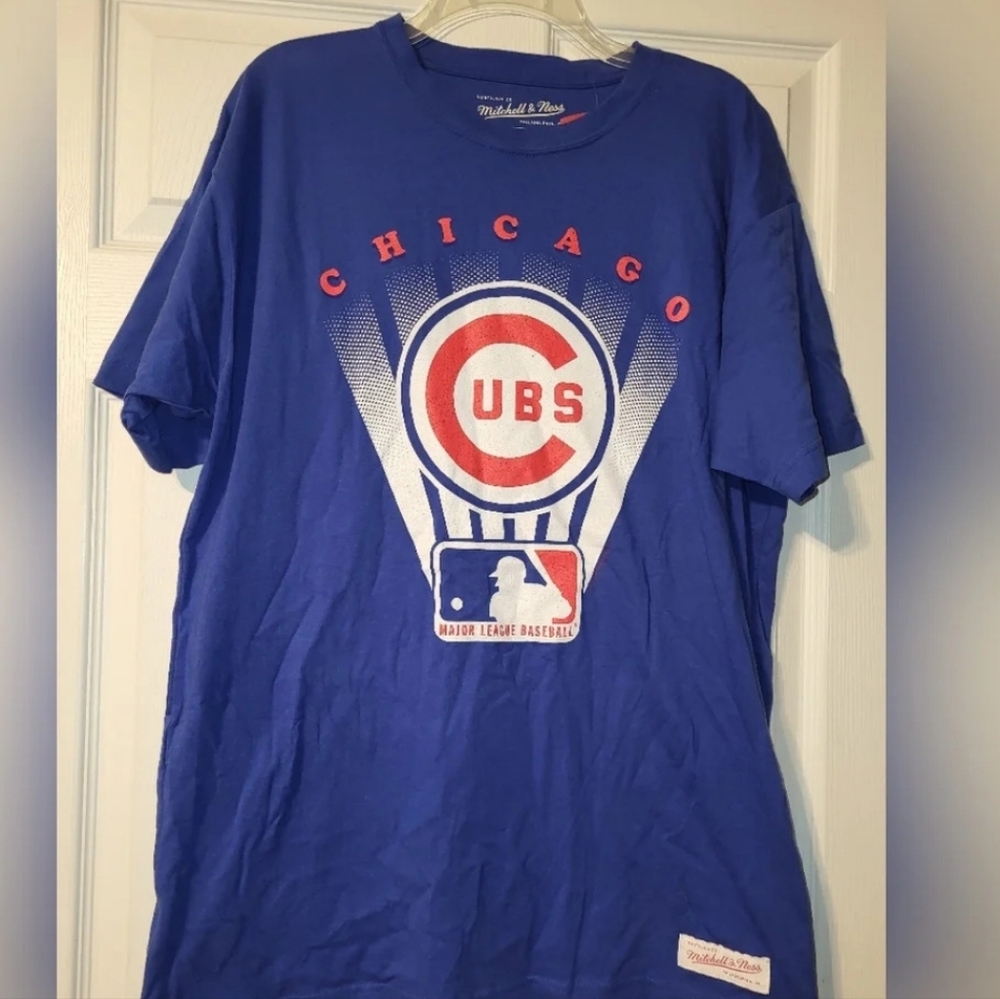 Mitchell & Ness‎ Chicago Cubs T-Shirt Men's  Size Large NWT Baseball